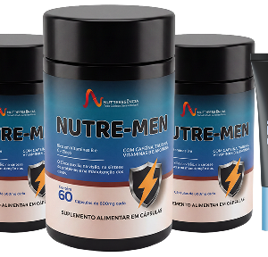 03 Potes Nutre-Men + Gel Brinde